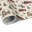 Search for christmas truck wrapping paper Watercolor
