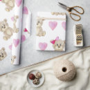 Search for pink teddy bear wrapping paper Baby girl