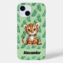 Search for tiger iphone cases Green