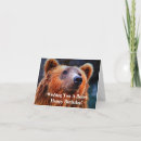Search for brown bear birthday cards Wildlife