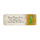 Search for gold flourish return address labels Swirls