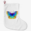 Recherche de paons chaussette de noël Coloré