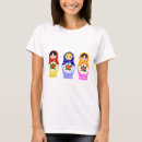 Recherche de poupée matryoshka tshirts Russe