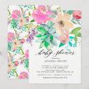 Search for watercolor succulent invitations Floral