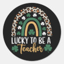 Search for lucky shamrock clover stickers Shenanigans