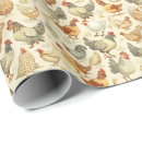 Search for rooster wrapping paper Pattern