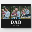 Search for father of the year plaques Black white
