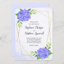 Search for purple hydrangea invitations Elegant