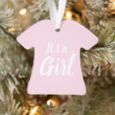 Search for gender reveal ornaments Girl