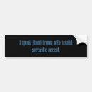 Search for accent bumper stickers Funny