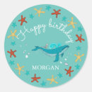 Search for ocean monogram stickers Turquoise