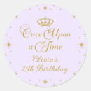 Search for purple and gold princess stickers For kids