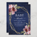 Recherche de burgundy baby shower invitations Aquarelle