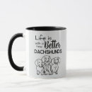 Search for long haired dachshund mugs Funny