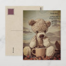 Recherche de cupper cartes postales Ours en peluche