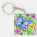Search for beautiful butterflies keychains Flowers