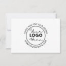 Search for company logo thank you cards Your logo here