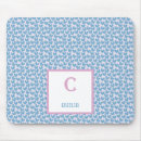 Recherche de point bleu tapis souris Monogramme