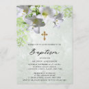 Recherche de vintage christening invitations Croix d'or