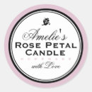 Recherche de bougie rose autocollants Moderne