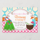 Search for luau drinks invitations Pink