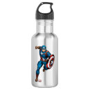 Search for captain america water bottles Kids cartoon