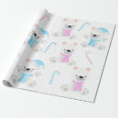 Search for polar bear wrapping paper Pink