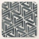 Recherche de géométrique dessous de verres Gris