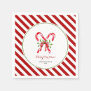 Search for red and white christmas napkins Holiday party