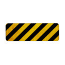 Search for striped background return address labels Vintage