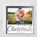 Search for silver glitter christmas cards Elegant