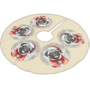 Search for pug tree skirts Xmas
