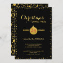 Search for black and gold christmas invitations Trendy