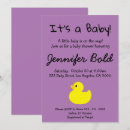 Recherche de canard jaune invitations Bébé