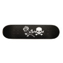 Search for skull and rose skateboards Black