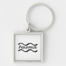 Search for zodiac square keychains Aquarius