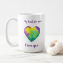 Search for watercolor hearts mugs Birthday