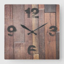 Recherche de bois naturel horloges Simple