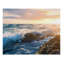 Recherche de vagues se brisantes posters Vagues de l'océan