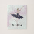 Recherche de ballet puzzles Rose
