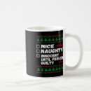 Search for innocent until proven guilty mugs Funny christmas