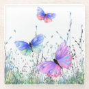 Recherche de peinture papillon dessous de verres Papillons