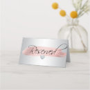 Search for gold foil place cards Reserved