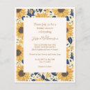 Recherche de douche nuptiale de tournesol bleu invitations Botanique
