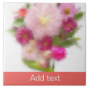 Recherche de bouquet rose carreaux Vert