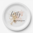 Search for 40th birthday plates Girly