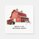 Search for red tractor napkins Boy