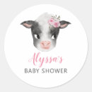 Search for baby shower cow stickers Country