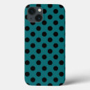 Search for black and teal iphone cases Polka dots