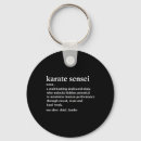 Search for sensei keychains Karate design